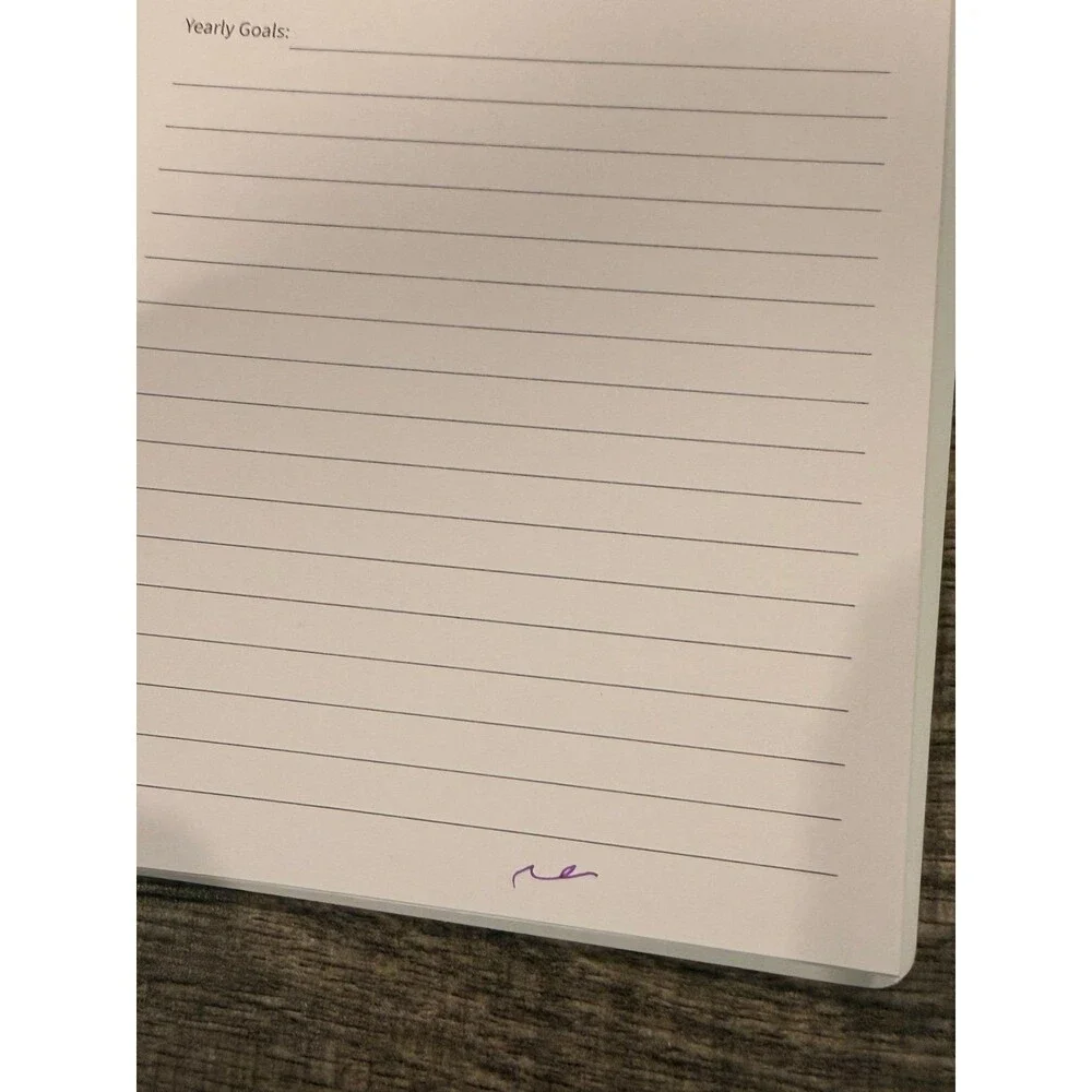 Undated Budget Planner & Financial Organizer Floral Spiral Bound Journal Book